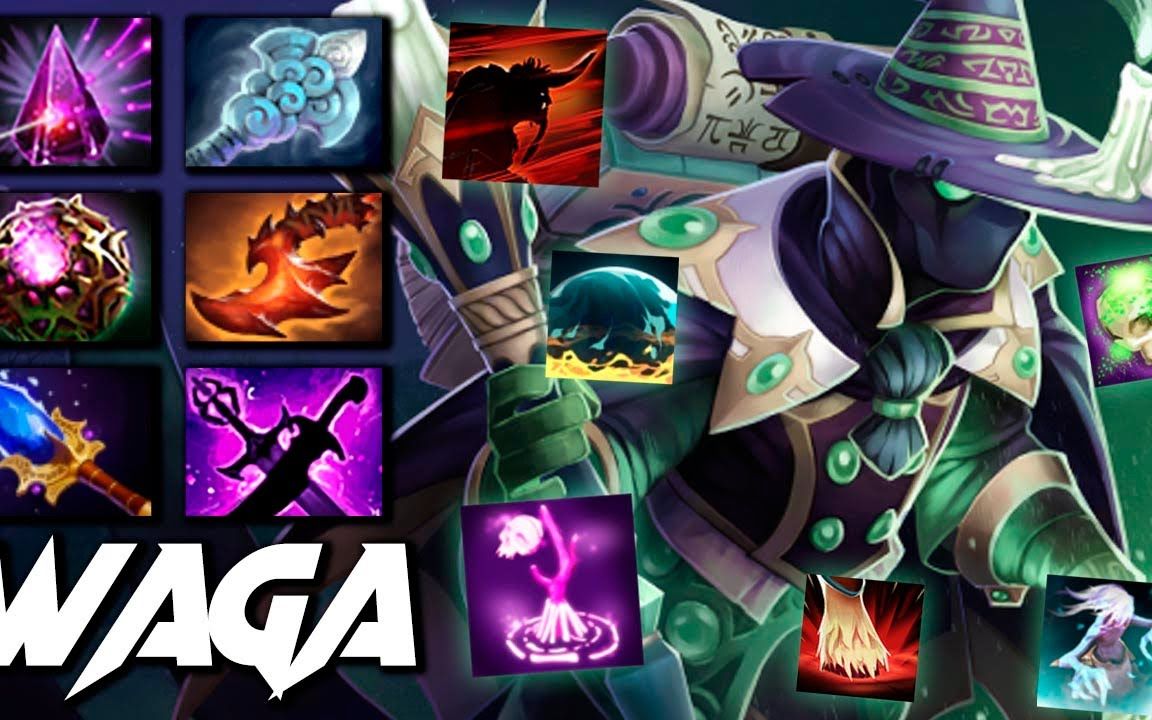 31 dota2】waga拉比克教学!真魔法大师!