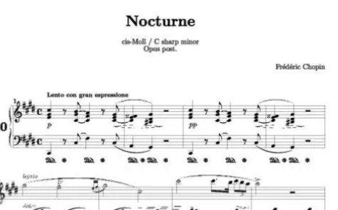 [图]Nocturne / C sharp minor 遗作