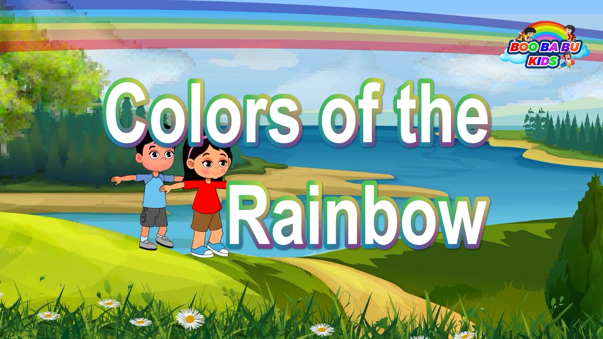 [图]经典英文启蒙儿歌Colors of the Rainbow+Mary had a Little lamb 早教启蒙动画 童谣 少儿英语