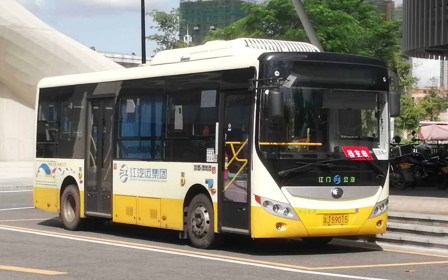 江门公汽23路 白沙站→滨江体育中心pov_哔哩哔哩_bilibili