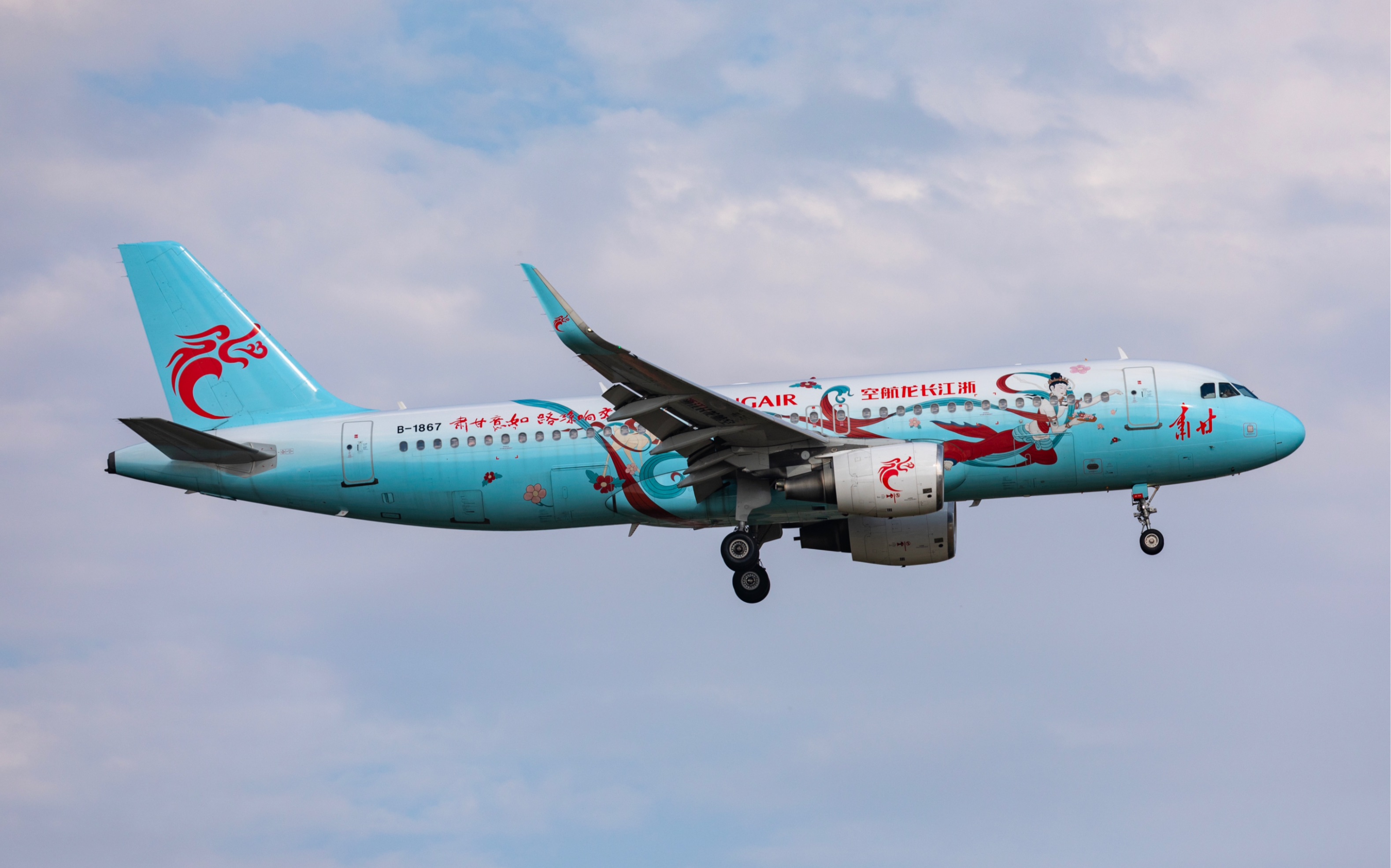 长龙航空甘肃彩绘