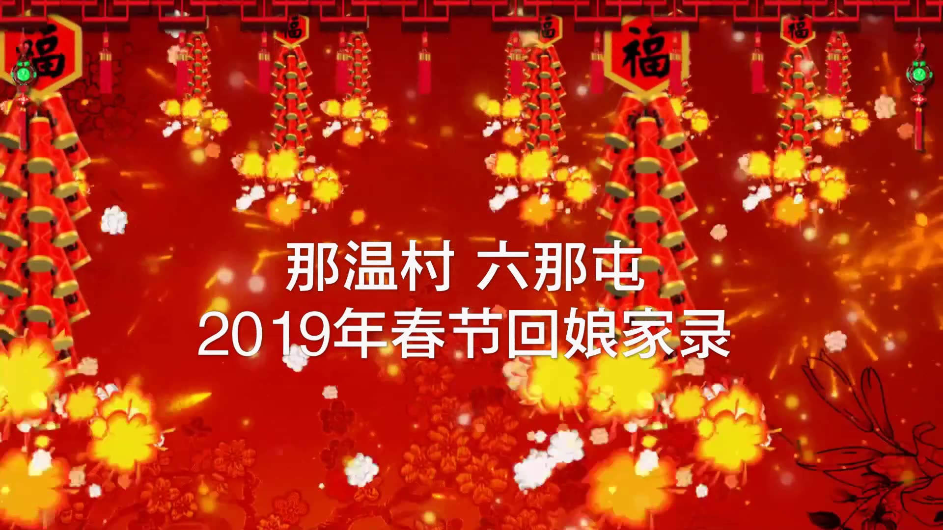 那温村六那屯2019年春节回娘家哔哩哔哩bilibili