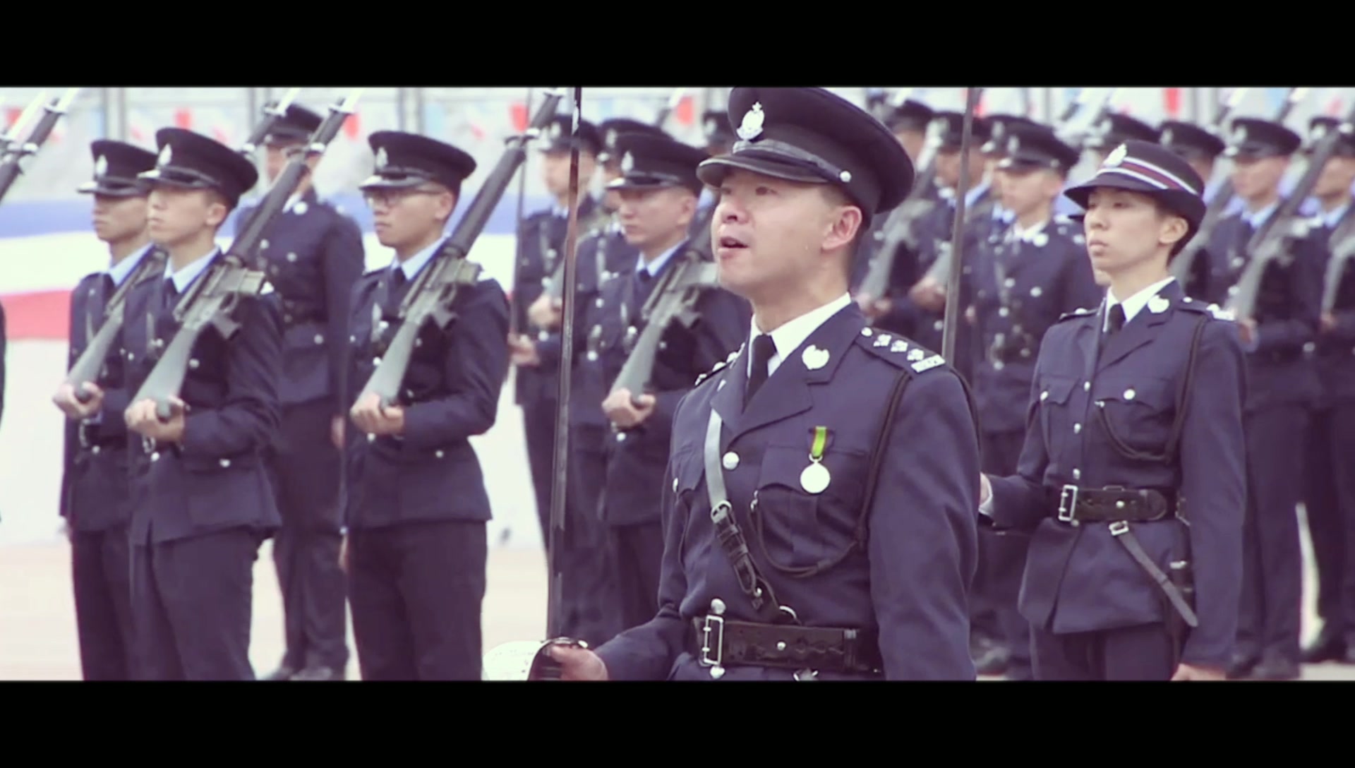 亚洲最帅警察检阅步操~英式步操比解放军步操好看太多太多哔哩哔哩bilibili