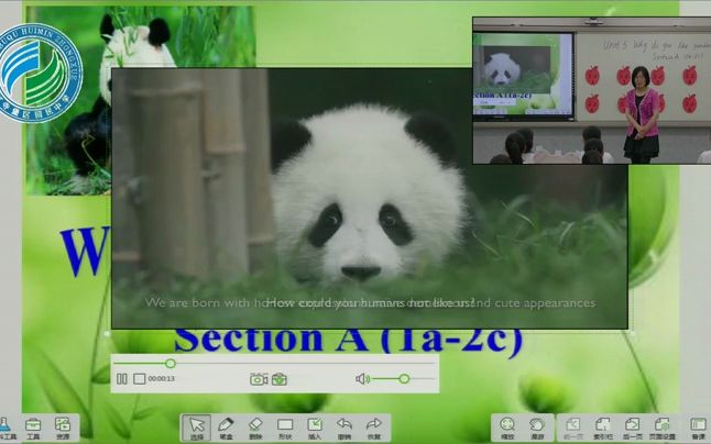 [图]人教版初中英语七年级下册:《Unit 5 Why do you like pandas SectionA 1a—2c》(含课件教案)获奖公开课 [吴老师]【国家