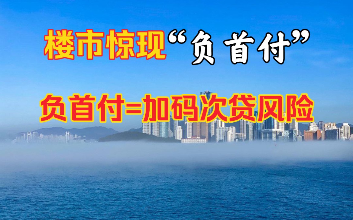 楼市惊现“负首付”,买房不用首付款还能给装修款哔哩哔哩bilibili