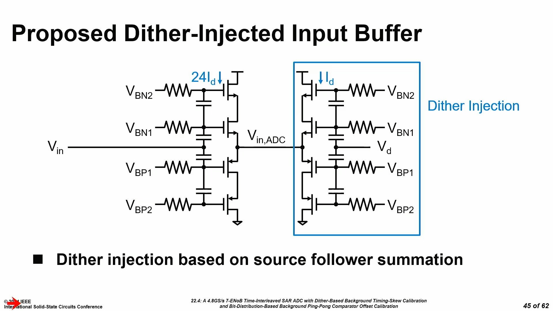 A 4.8GSs 7ENoB TimeInterleaved SAR ADC with DitherBased Background Timing哔哩哔哩bilibili