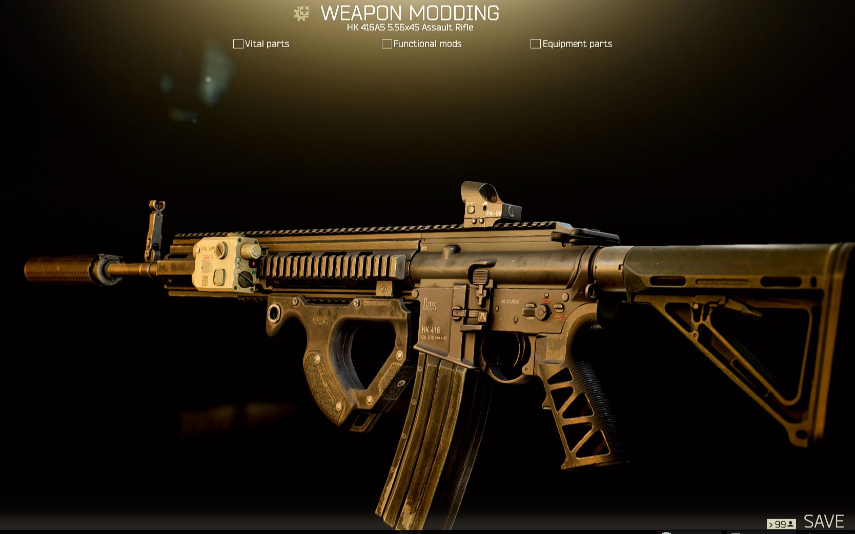 逃离塔科夫011版本之宠hk416最佳改法实战效果