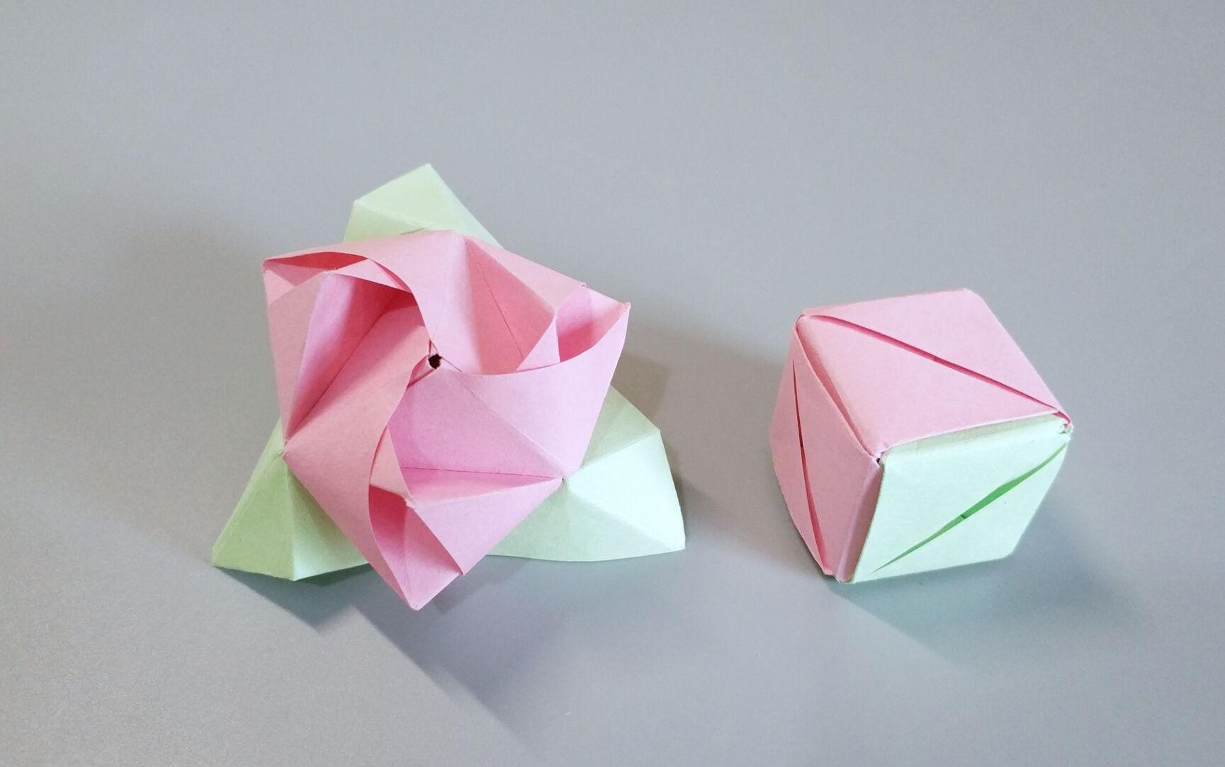 最简单的纸魔方的折法图片