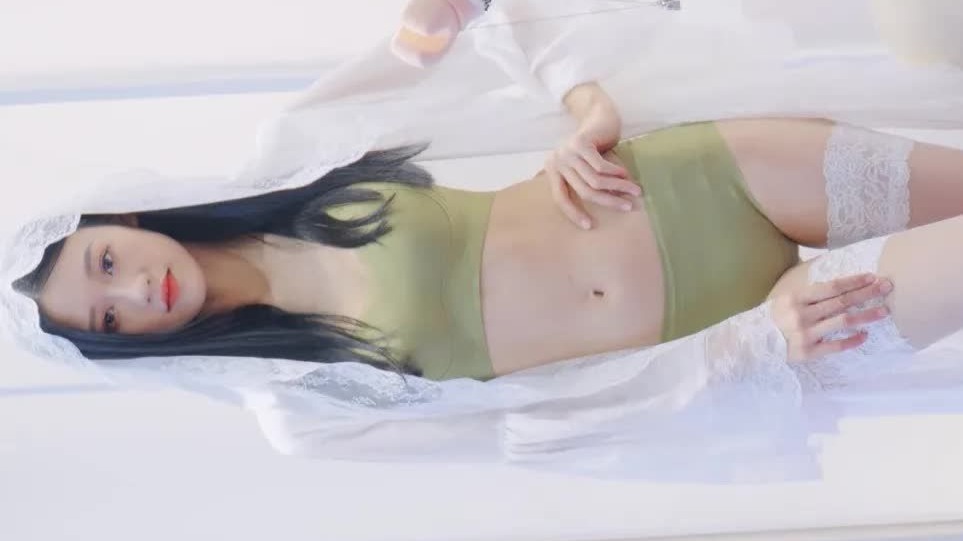 4K 廣州內衣展 靜態展示 模特曉曉