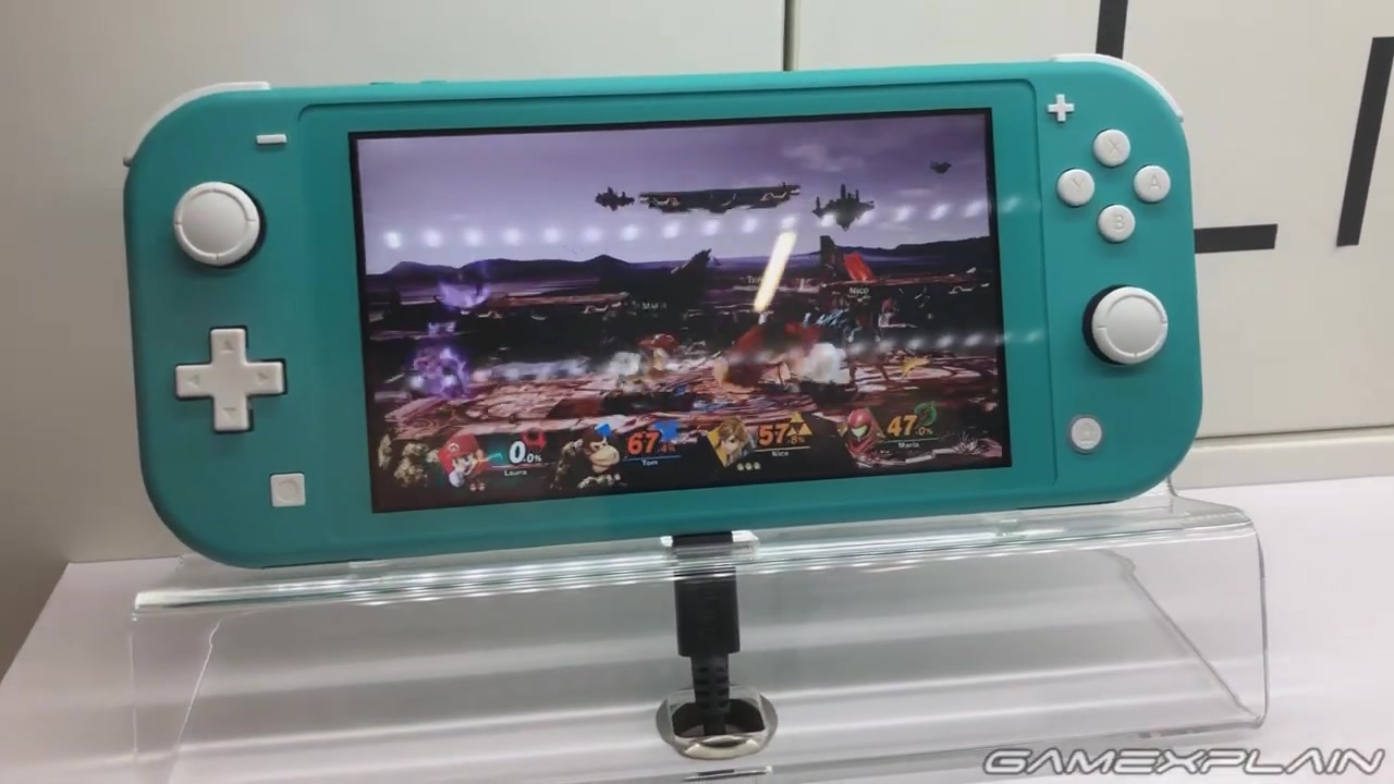 [图]任天堂switch lite近距离展示及游戏试玩，新主机你买单么？