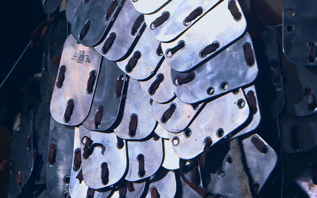 【古代兵器】冷锻甲61亮银锤61狼牙棒(1080p)_哔哩哔哩_bilibili