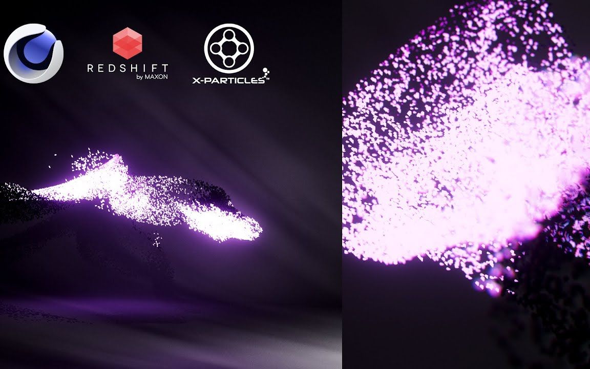 C4D + Redshift + XP粒子制作视觉特效哔哩哔哩bilibili