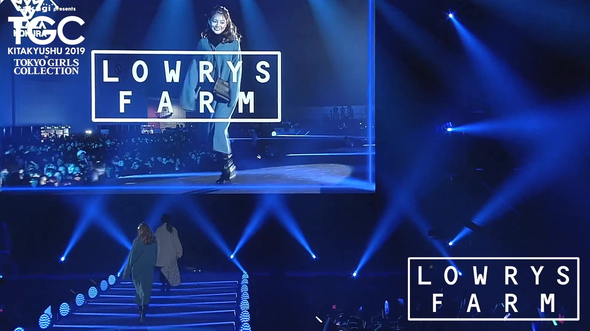 tgc日本东京的t台时尚服装模特