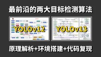 2025最前沿目标检测算法：YOLOv12+YOLOv13串讲，同济大佬从原理详解到环境配置再到源码复现逐一解读！