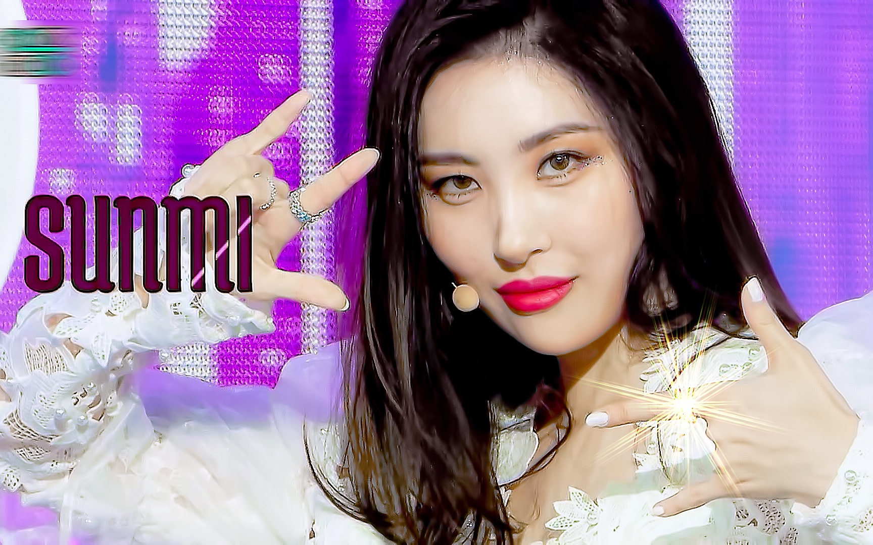 4k超高清宣美紫光夜0711音中打歌舞台公开