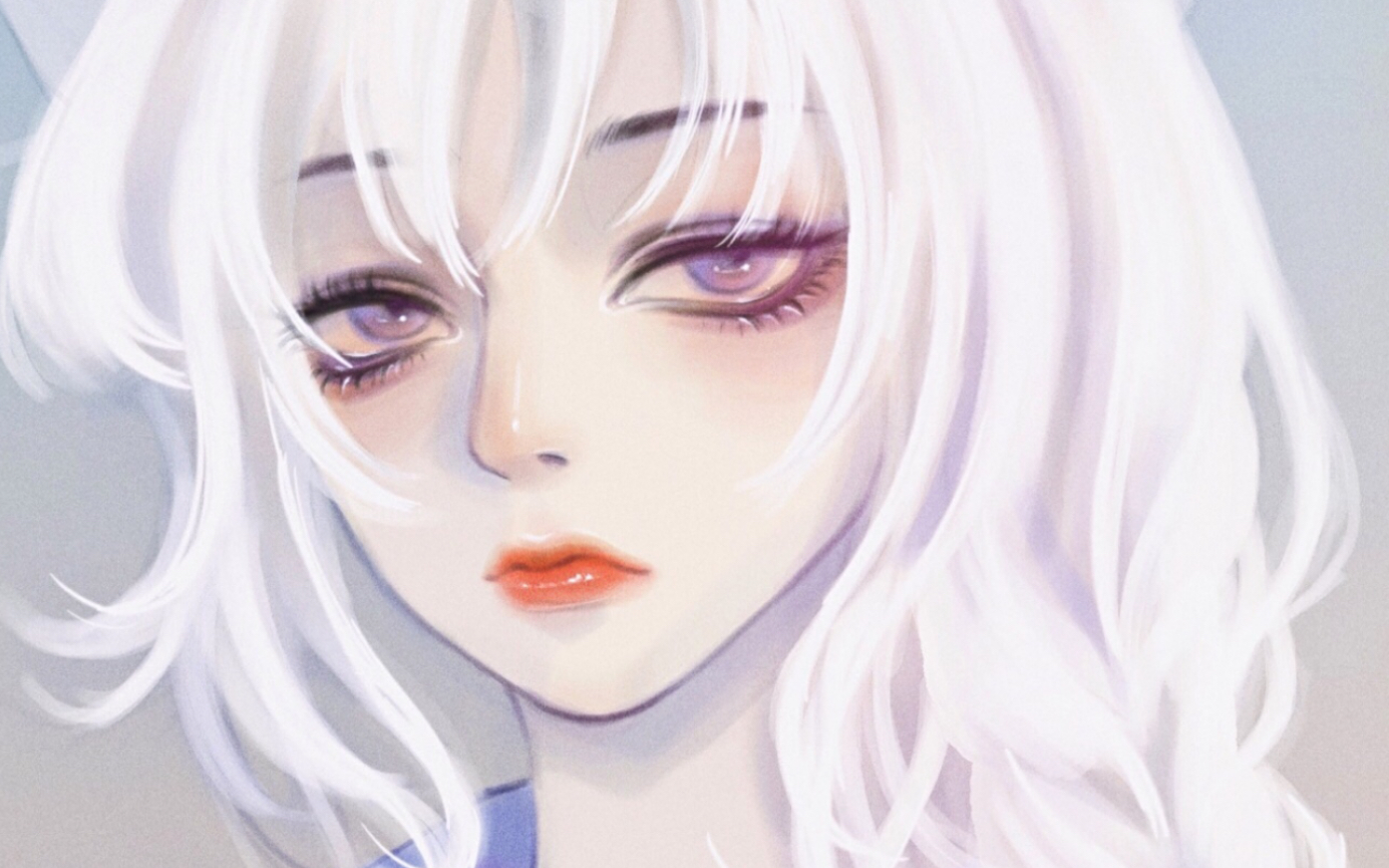 【板绘】 ps|白发少年绘画过程分享白发少年(厚涂)绘画过程