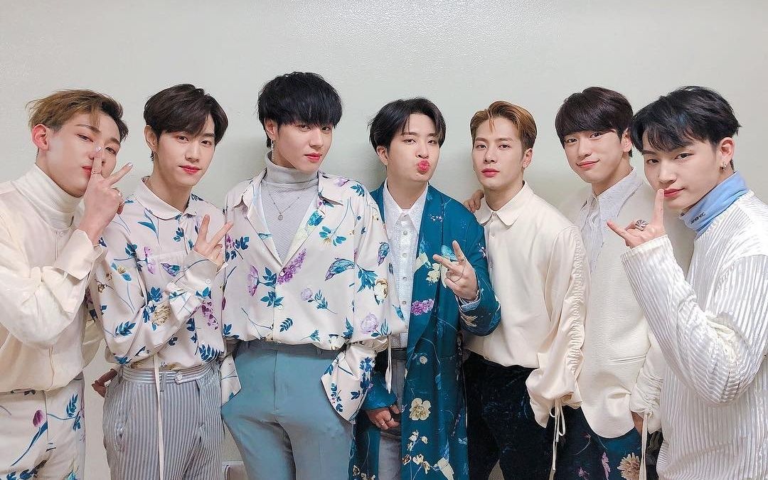 【got7】 lullaby打歌舞台_哔哩哔哩 (゜-゜)つロ 干杯~-bilibili