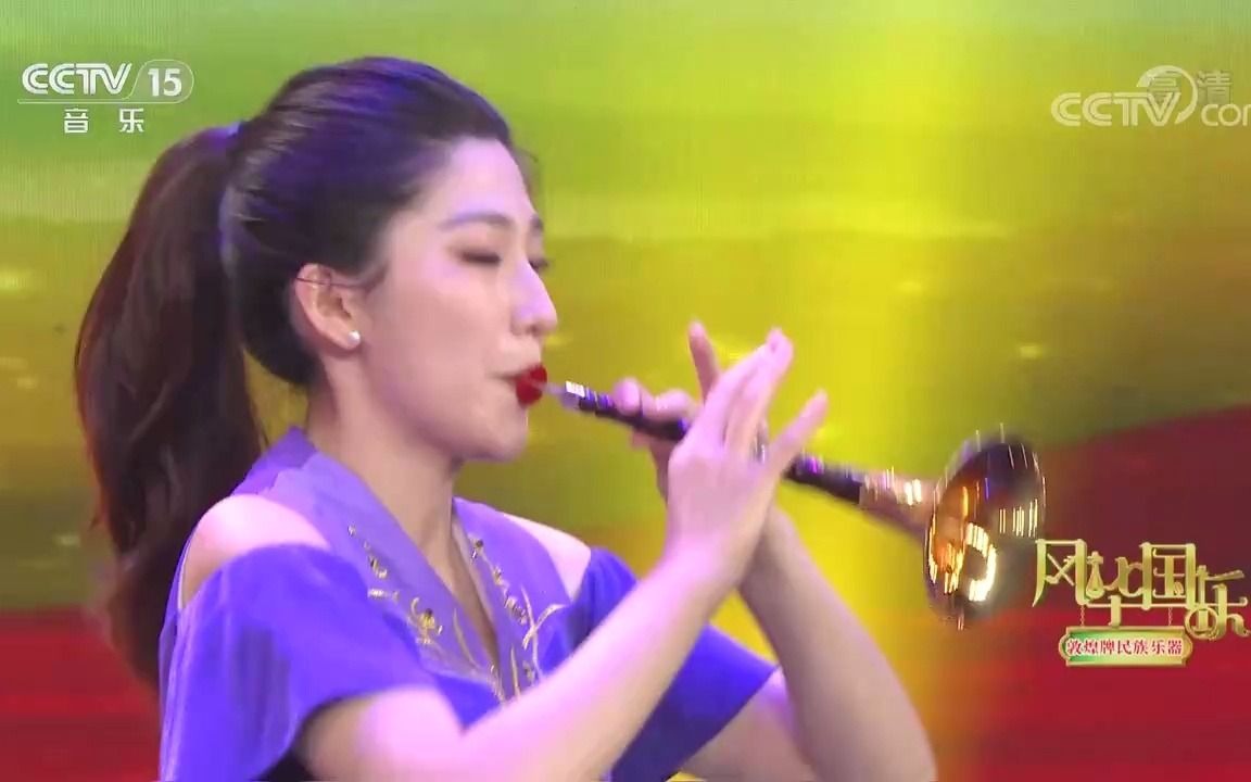 [图][风华国乐]《庆胜利》-领奏：胡美玲-演奏：胡美玲民族吹管乐团