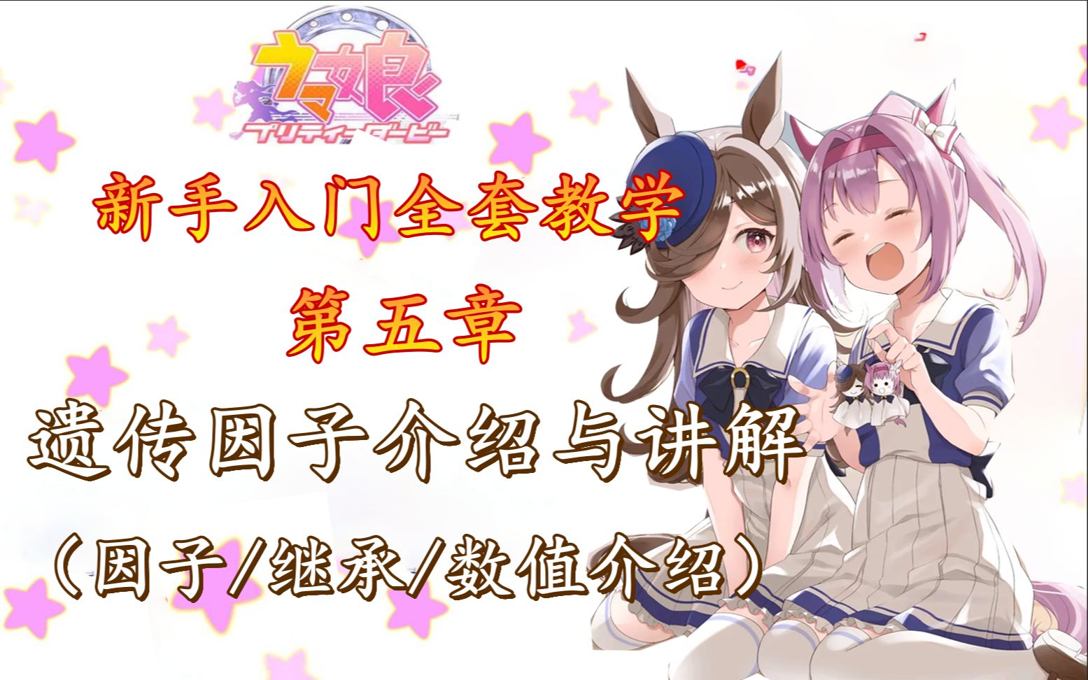 【赛马娘】新手入门干货全套教学(五)遗传因子系统讲解与介绍哔哩哔哩bilibili