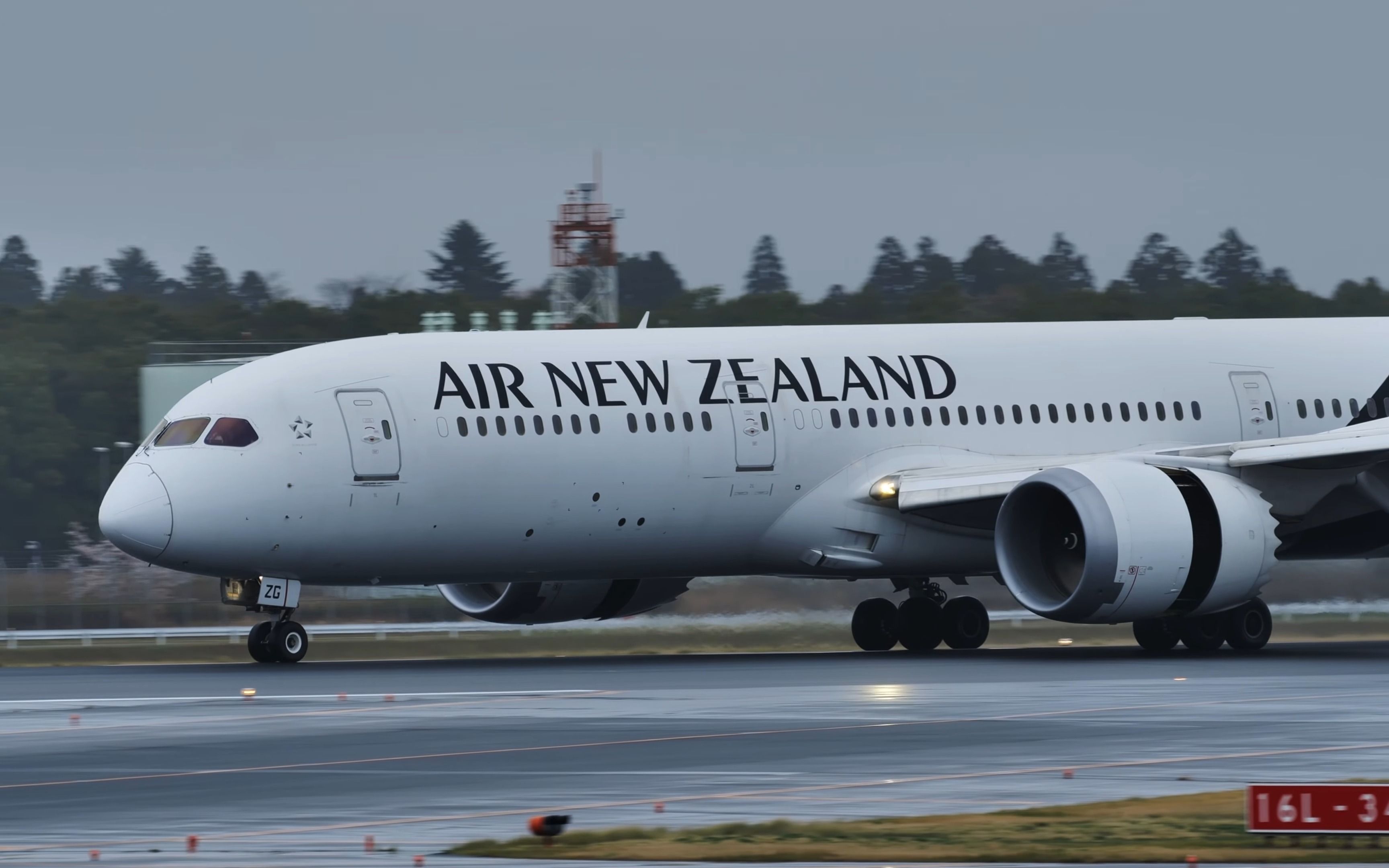 新西兰787-9 zk-nzg|成田空港|4k