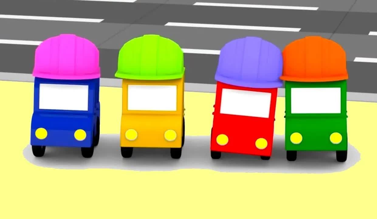 Cartoon Cars  COLORS CHALLENGE!  Cartoons for Kids!英文早教认知启蒙动画片哔哩哔哩bilibili