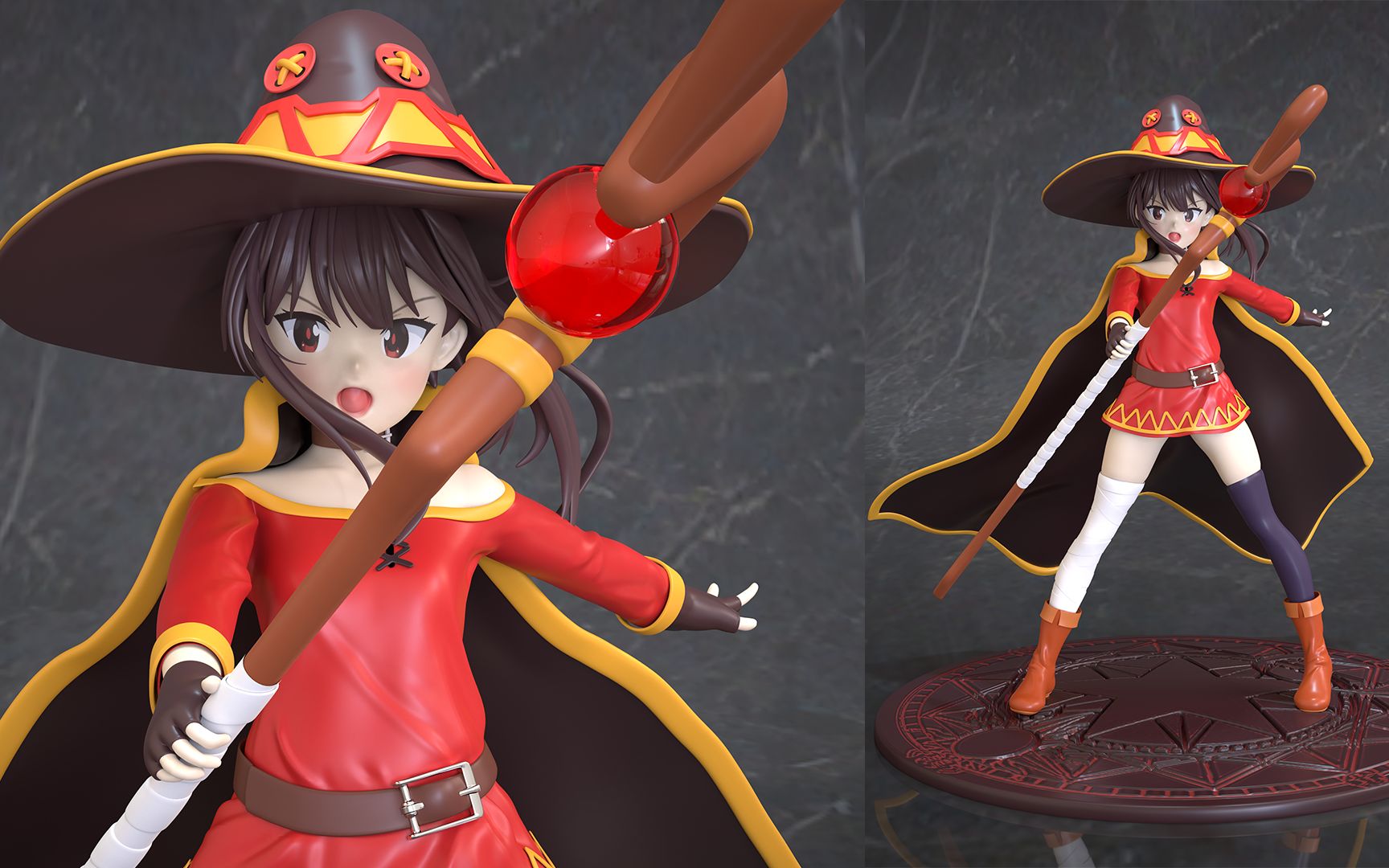 【手办制作】3d制作展示惠惠手办,模型免费分享