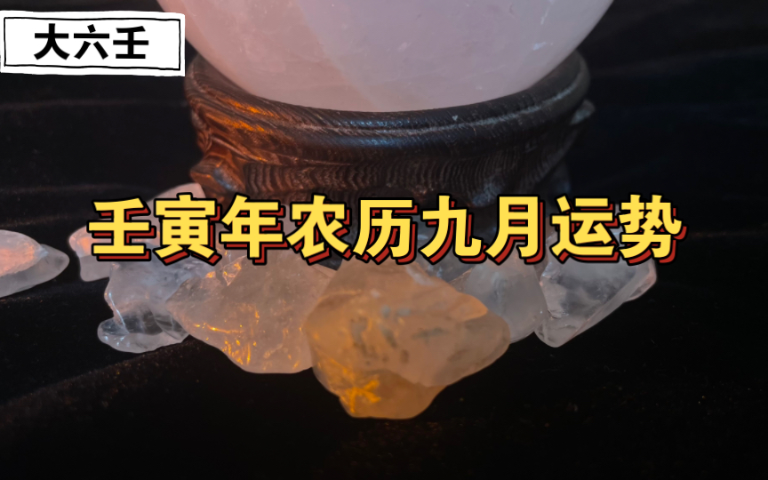 【明泽六壬】壬寅年农历九月运势(22年9月2610月24)哔哩哔哩bilibili