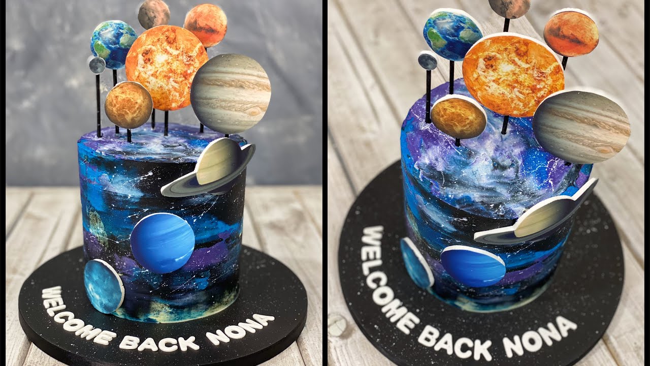 太阳系蛋糕|行星蛋糕【i love cakes】 - 20200429_哔哩哔哩 (゜-゜)