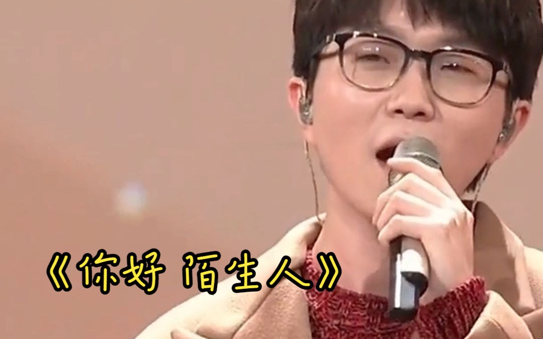 《你好 陌生人》毛不易 被毛不易的你好陌生人治愈 好听