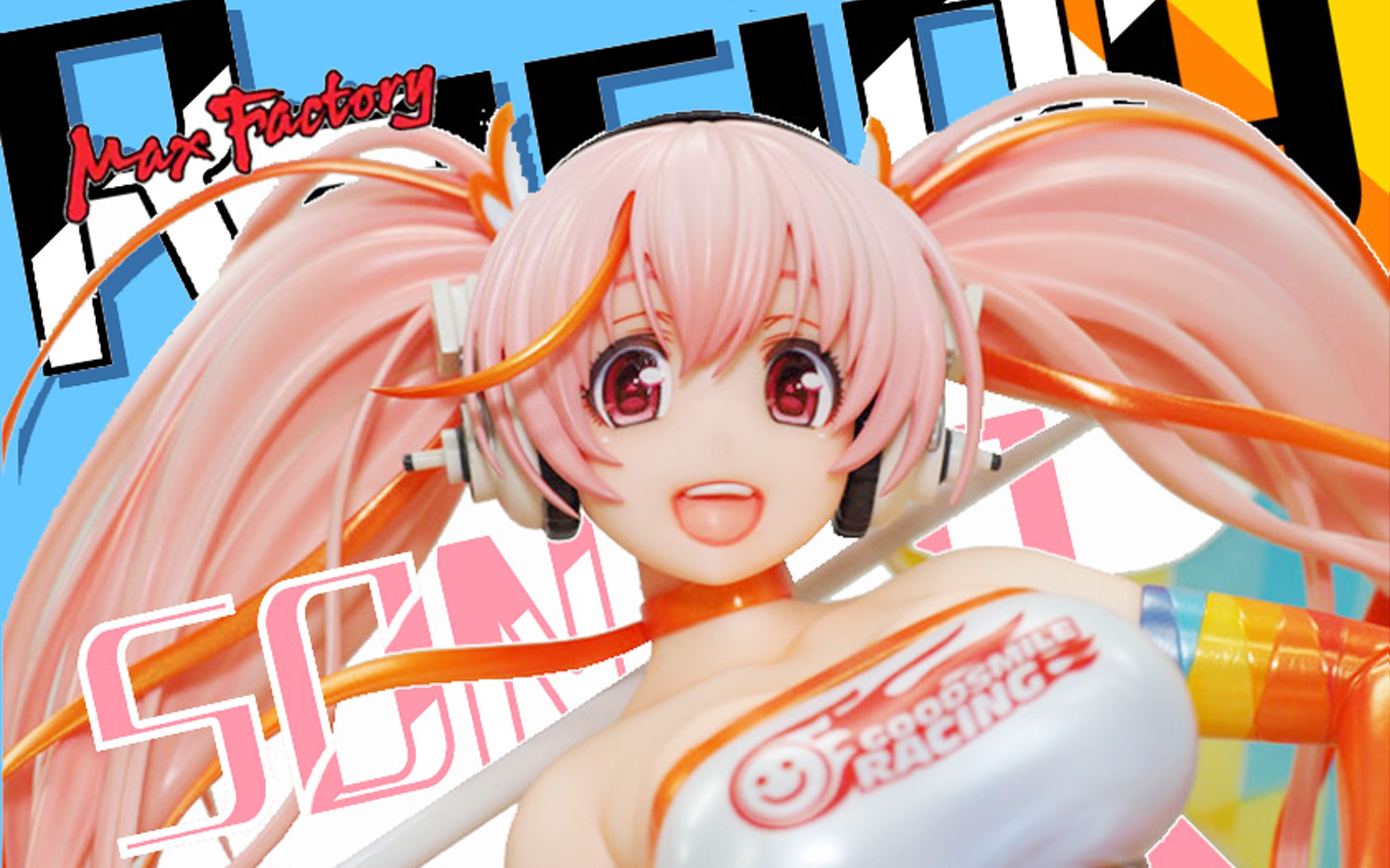 2016挥舞大旗的赛车女郎x双马尾索尼子手办测评_哔哩哔哩_bilibili