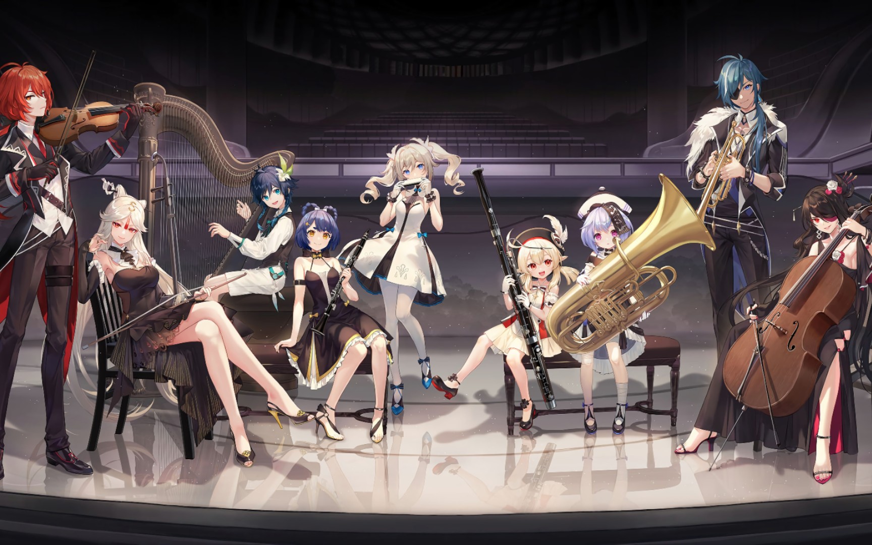 分享一下唯美的原神壁纸(*^ω^*)