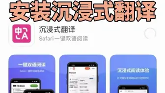 iOS系统安装教程｜沉浸式翻译 Safari 浏览器安装｜轻松获取外文资源