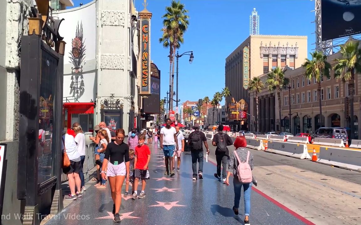 【超清美国】漫步洛杉矶 好莱坞星光大道 2020.