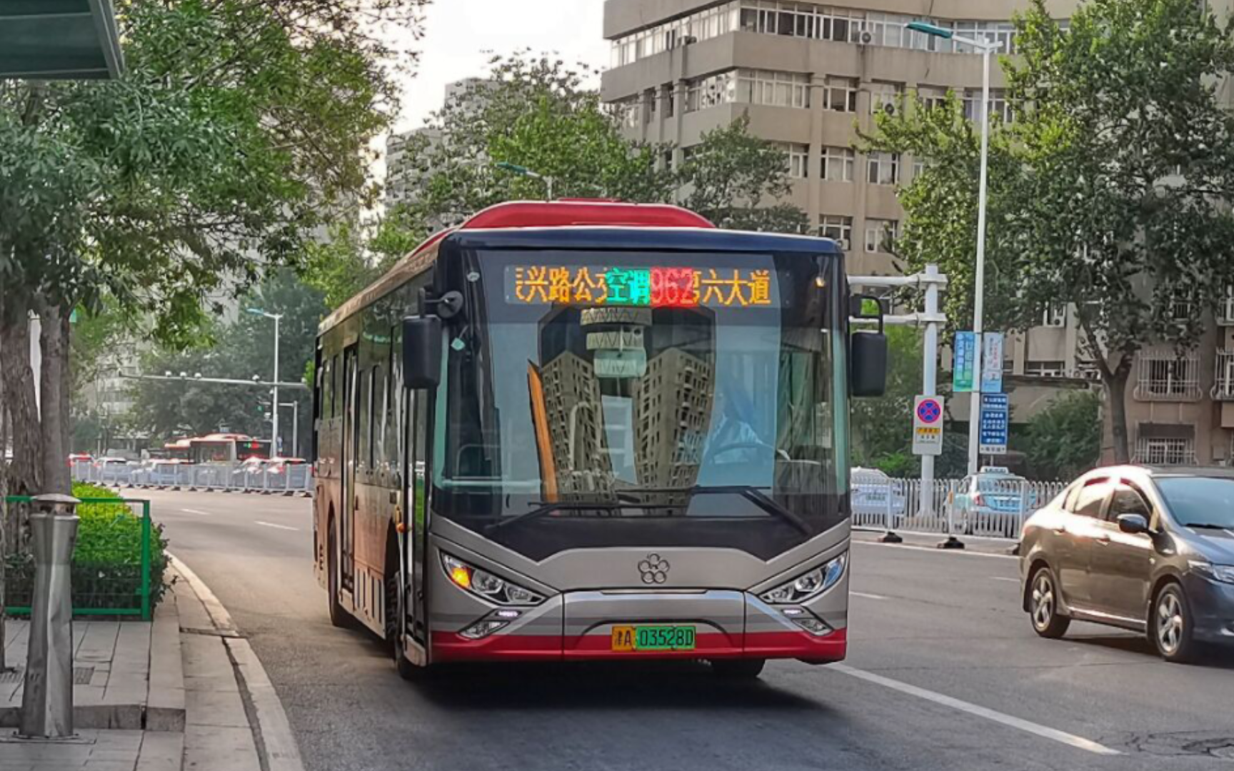 [4k60·大间隔穿城线]天津公交962路tjr6105bevbt3行驶实录