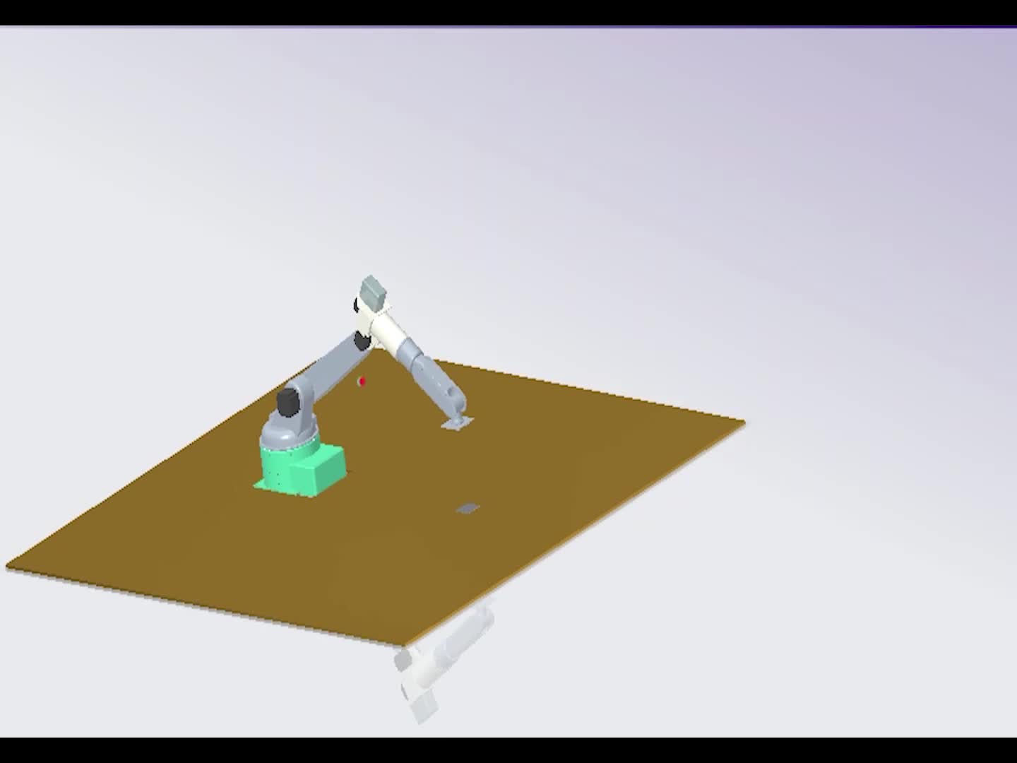 你们能用creo的机构仿真模块实现吗?这是用动画模块做的!