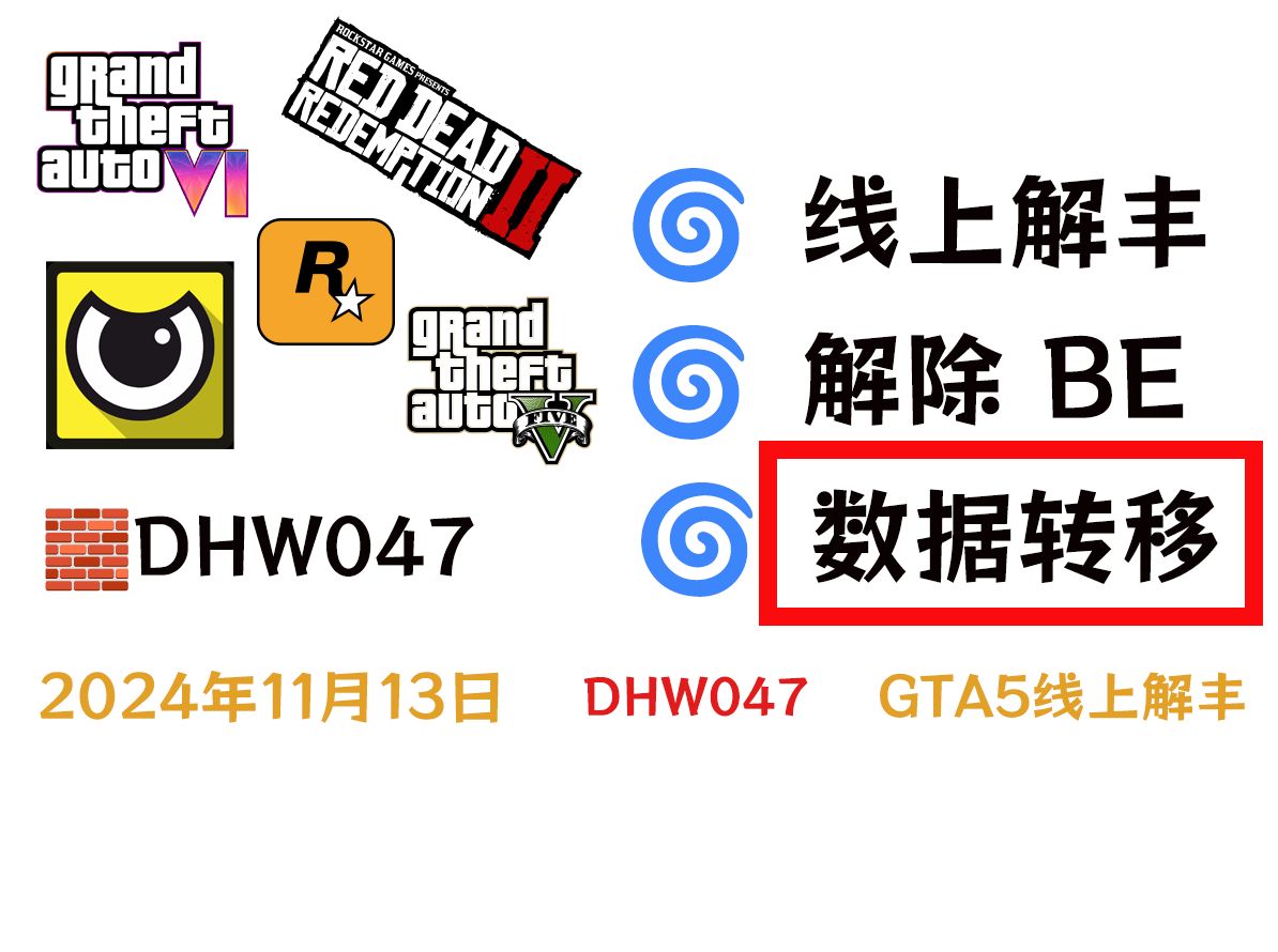 GTA5线上模式解除封尽BE标记DHW047演示