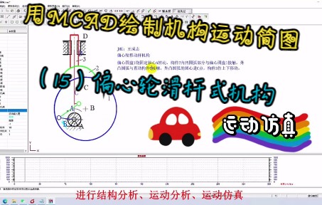 机械原理考研基本能力机构简图:绘制抽象外形的偏心轮移动杆机构的机构运动简图哔哩哔哩bilibili