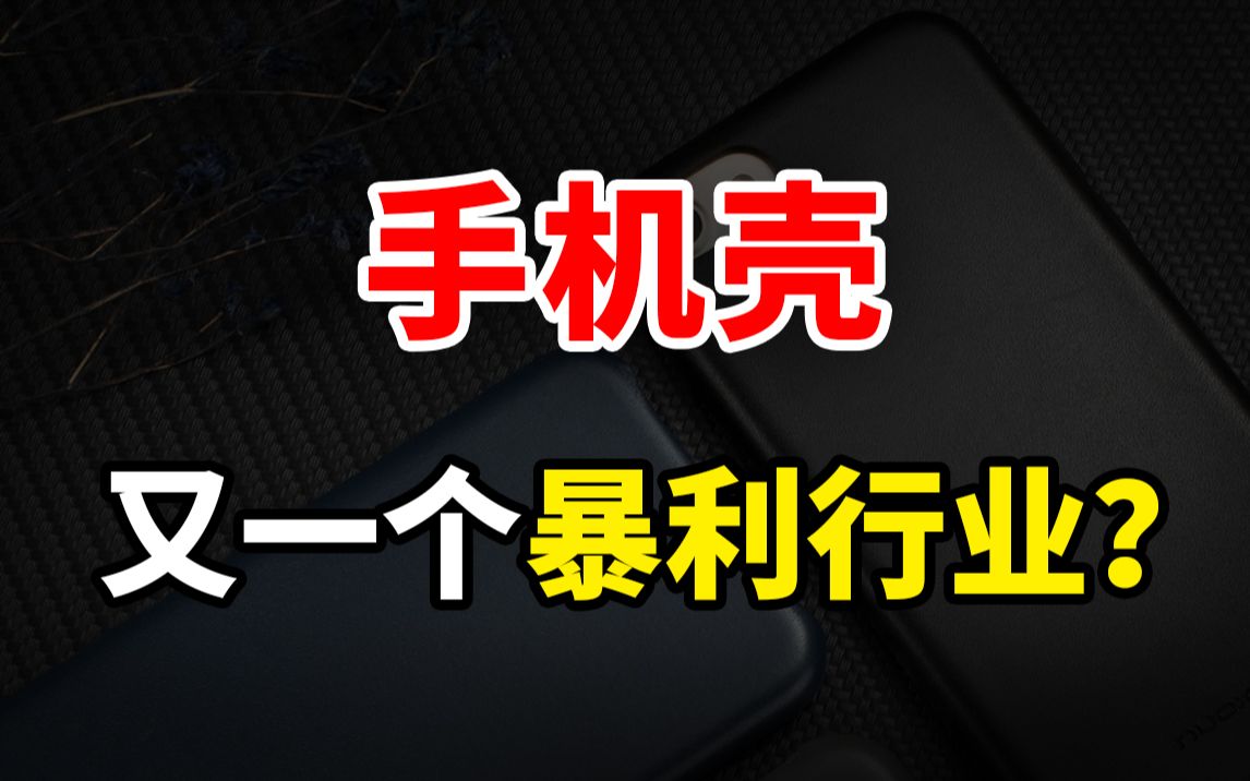 【冷水财经】换不起手机,换手机壳!手机壳行业真的这么暴利?哔哩哔哩bilibili