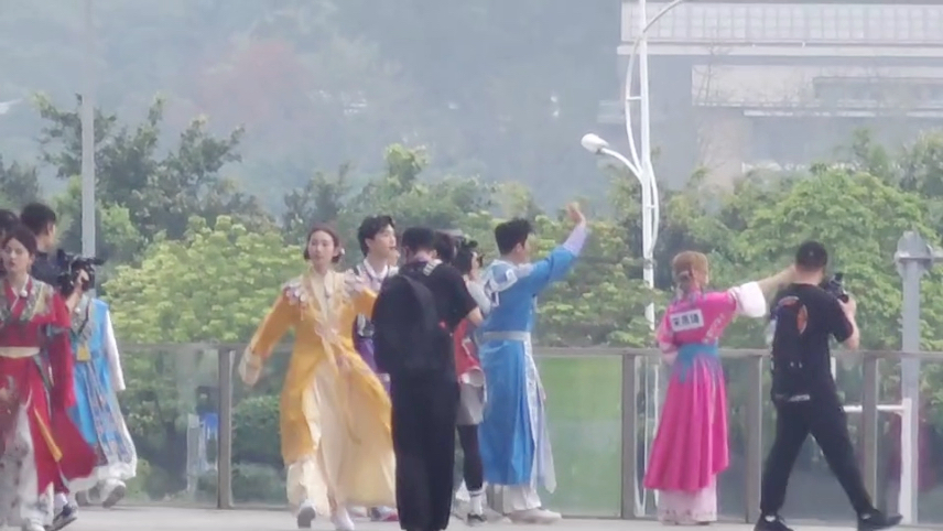 奔跑吧兄弟南宁部分路透 都好帅好美