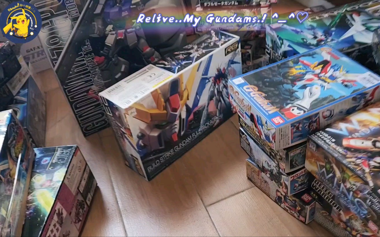 Relive Relive..My Gundams from how many years ago.^^♡哔哩哔哩bilibili