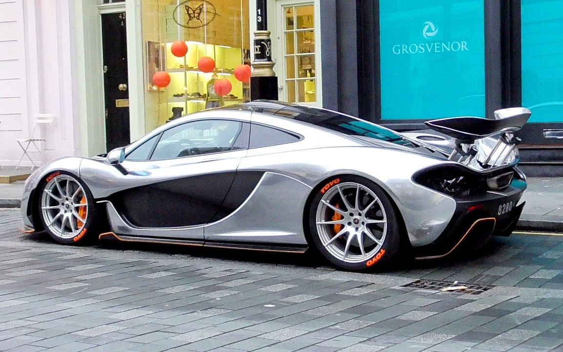 千万豪车迈凯伦p1液态银,外观漂亮_哔哩哔哩 (゜-゜)つロ 干杯~-bili