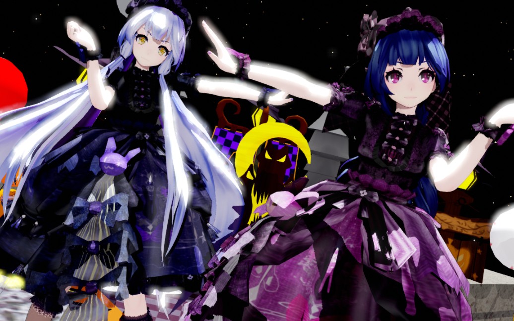 happy halloween!心华&星尘mmd "给了糖也会捣乱哦"