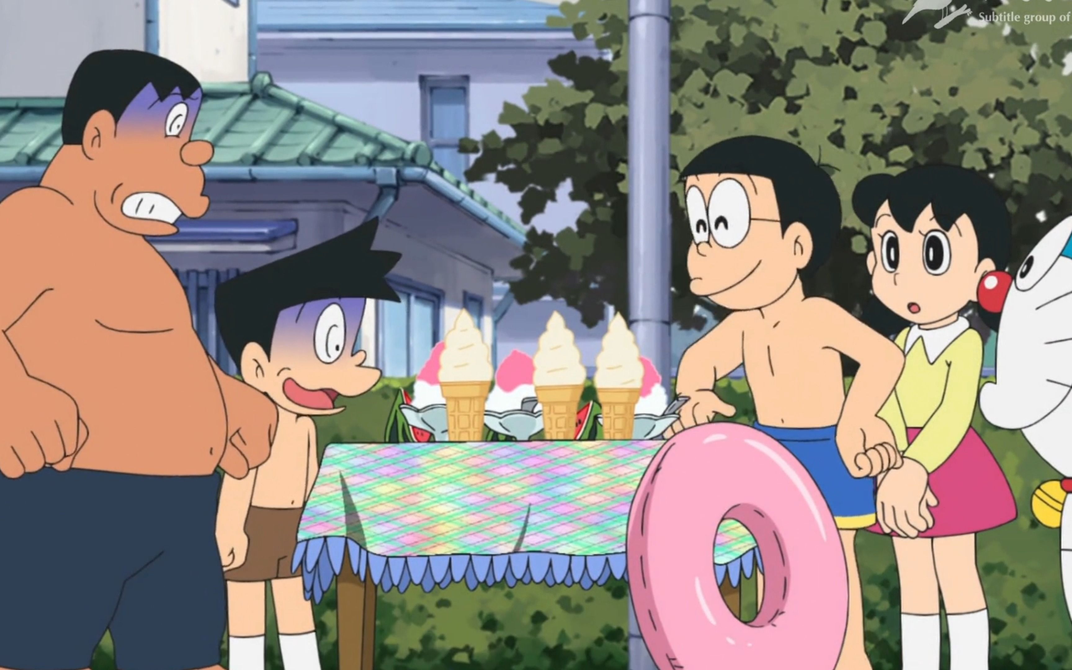 哆啦a梦:大雄居然在冬天穿着泳衣出去玩,还嘲讽胖虎弱爆了