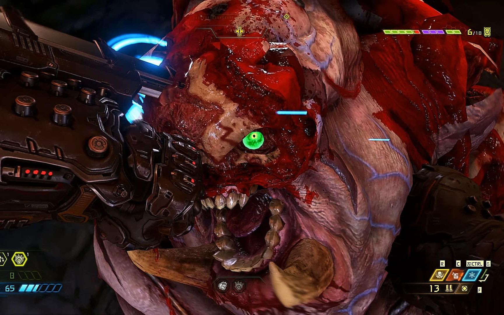 射射恶魔我谢了doom永恒滤镜效果实战碾压原版画质