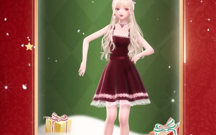 闪耀暖暖美服美服广告圣诞特辑