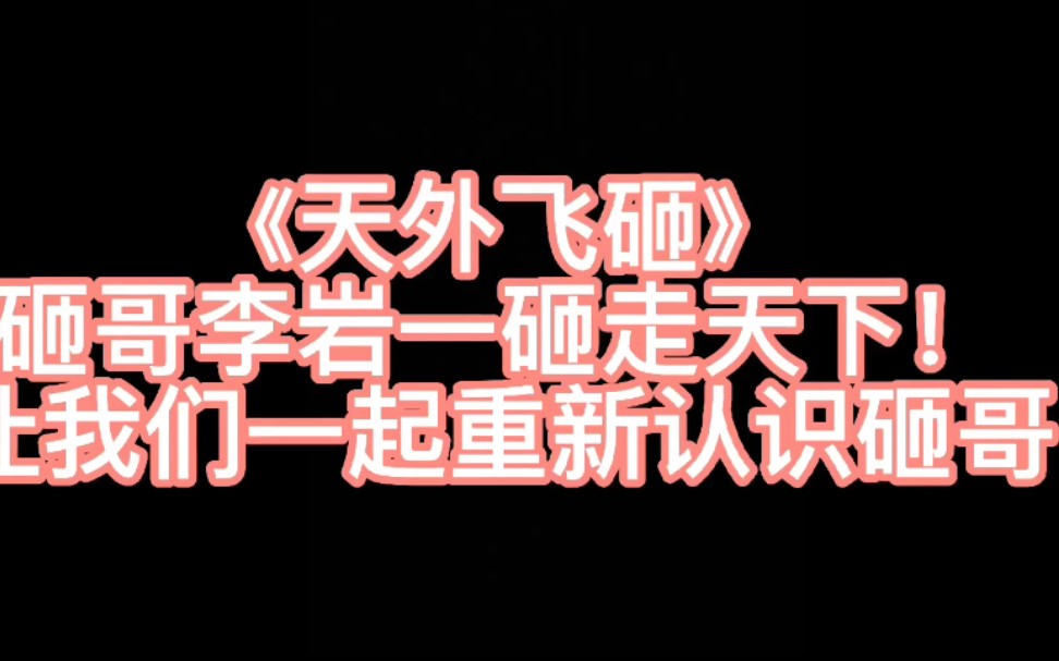 砸哥李岩《一砸走天下!》