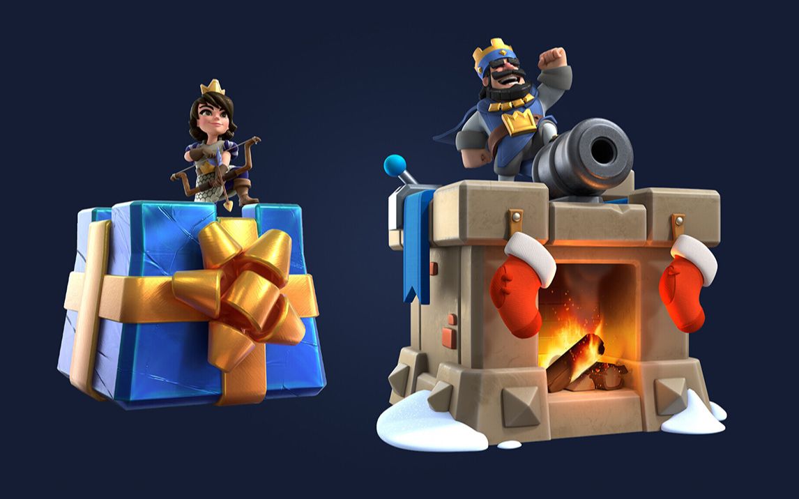 3dmax-皇室战争圣诞节炮塔模型制作教程.3d建模基础场景建模教程