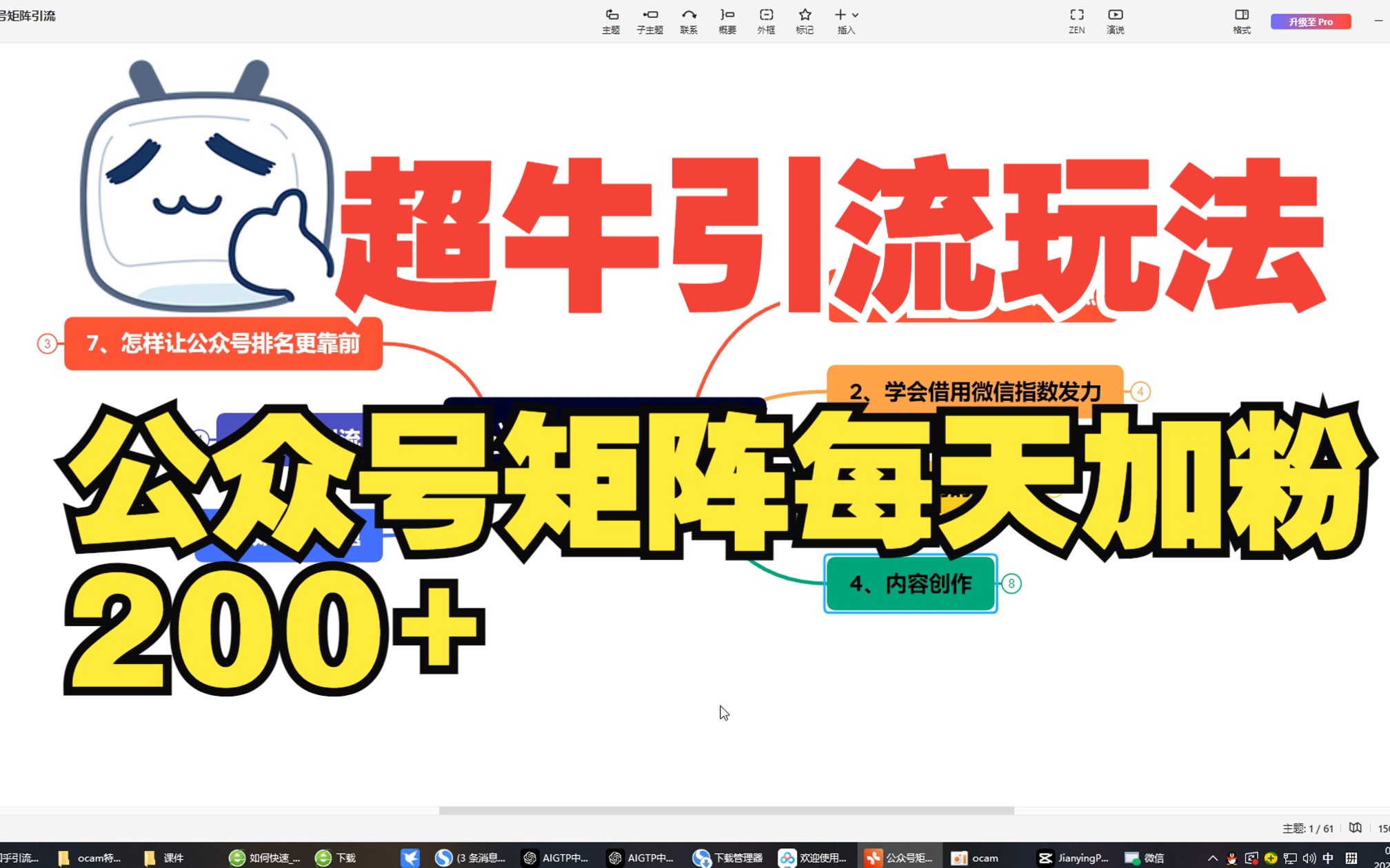 4、公众号矩阵引流超牛玩法:这6个内容生产方式让你引流效率提升50倍!哔哩哔哩bilibili