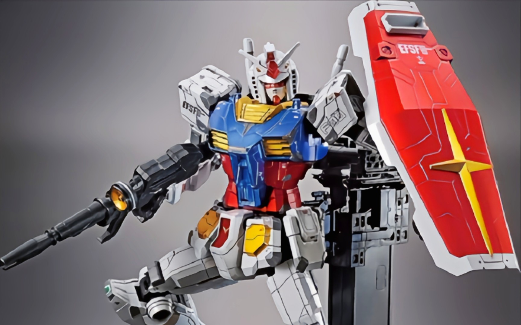 21年6月 gfy会限 1/100 rx-78f00 高达[钛电镀版]
