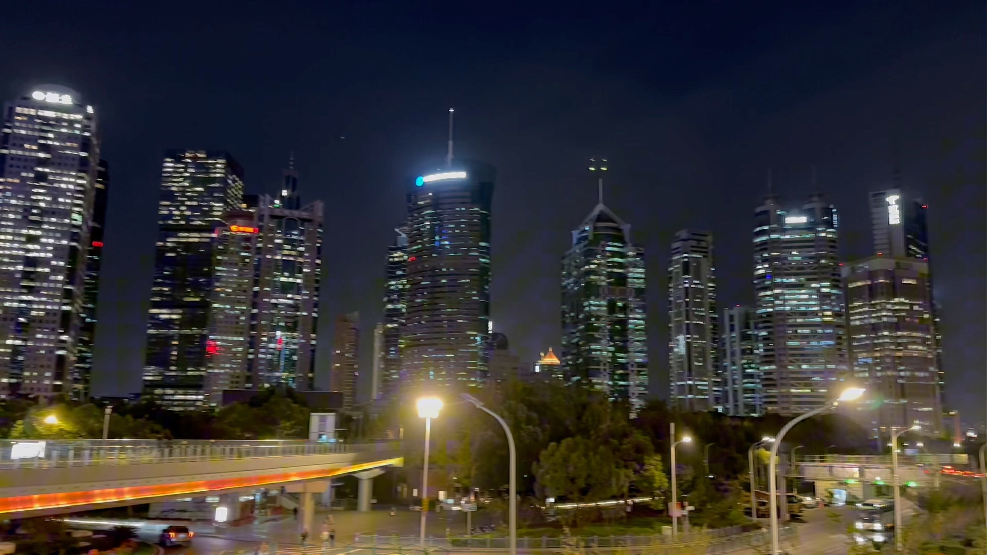 上海内透夜景图片